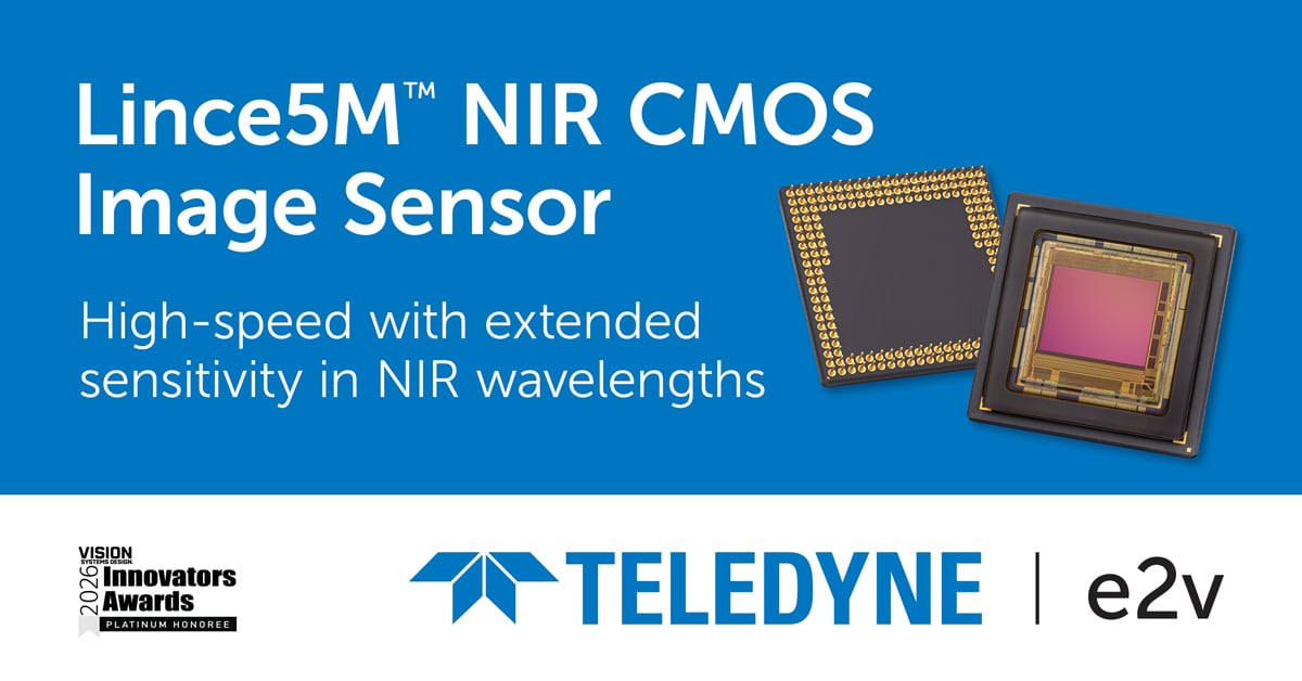 Teledyne e2v's Lince5M NIR CMOS Image Sensor