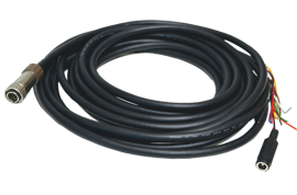 Cable GPIO con conector Hirose LF de 12 pines y conector de barril CC 