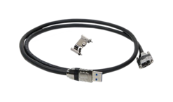 USB 3.1-Kabel mit Fixierung (Metallgussverbinder)