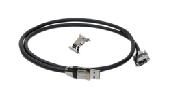 USB 3.1 锁定电缆 (铸造金属连接器)