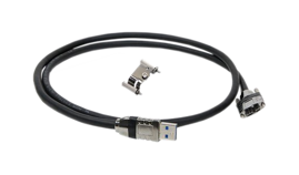 USB 3.1 Locking Cables (Cast Metal Connectors)