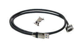 USB 3.1 ロッキングケーブル（鋳物コネクター）