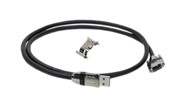 USB 3.1 Locking Cables (Cast Metal Connectors)