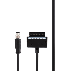 8ピンM8 Aコード化丸型コネクタ付きGPIOケーブル