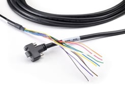 GPIO Cable with Samtec ISDF-05-D Connector to Flying Leads