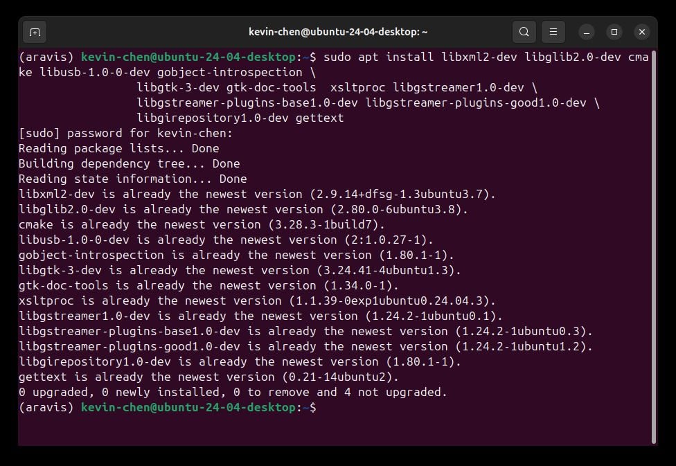 Aravis Dependencies