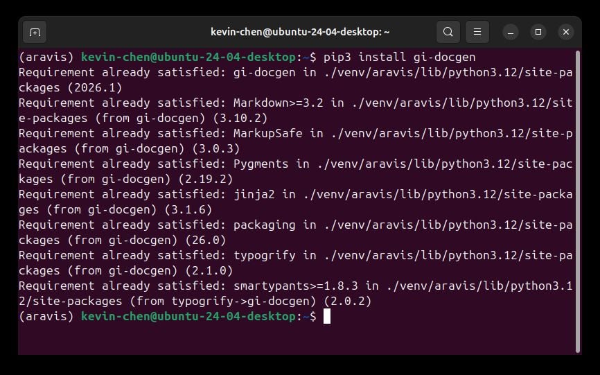Install GI-DocGen